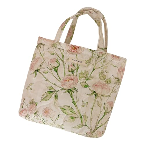 Zuoeay Elegante Gesteppte Baumwollkäufer Mit Floralen Designs Großer Kapazität Schulter Damen Gepolsterter Geldbeutel Für Den Täglichen Gebrauch Blumenschulter von Zuoeay