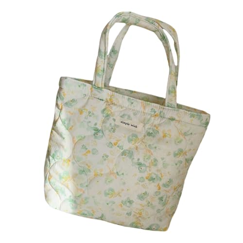 Zuoeay Elegante Gesteppte Baumwollkäufer Mit Floralen Designs Großer Kapazität Schulter Damen Gepolsterter Geldbeutel Für Den Täglichen Gebrauch Blumenschulter von Zuoeay
