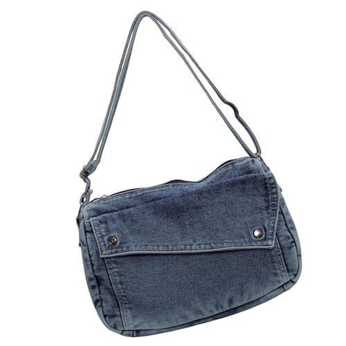 Zuoeay Elegante Jeans Umhängetasche Für Männer Und Frauen Lässige Crossbody Tasche Modische Satchel Mit Adjsbaren Gurt Jeans Geldbeutel von Zuoeay