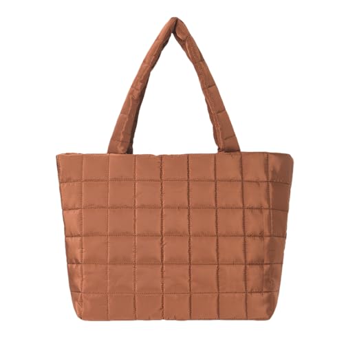 Zuoeay Frauen Achselbeutel Gepolsterte Handtasche Große Kapazität Schulter Gesteppte Arbeit Einkauf Pendel Für Tägliche Frauen Achselhöhle Gesteppte Schulter Große Kapazität Handtasche Trend Shopping von Zuoeay
