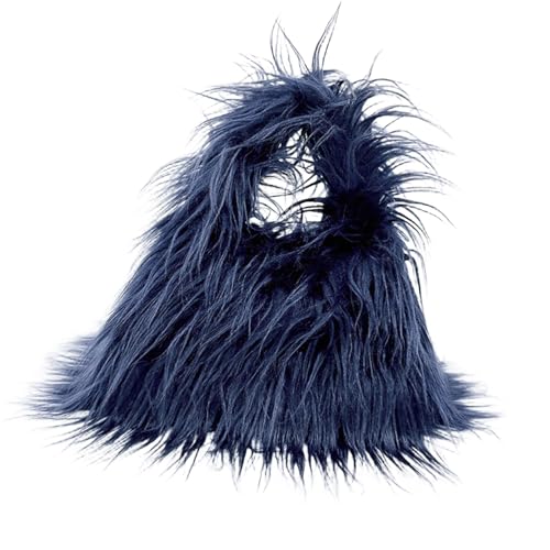 Zuoeay Frauen Vintage Umhängetasche Top Weicher Winterkreuzkörper Einkaufsbörse Plüsch Messenger Für Reisen Frauen Retro Crossbody Winter Top Plüsch Schulter Für Täglich von Zuoeay