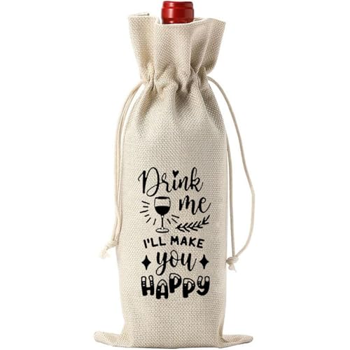 Zuoeay Friendly Leinenweinbeutel Für Neue Lehrergeschenk Mode Aufbewahrungstaschen Für Freund Und Kollegin Bei Besonderer Anlässe Weinbeutel Mit Besonderer Anlässe von Zuoeay