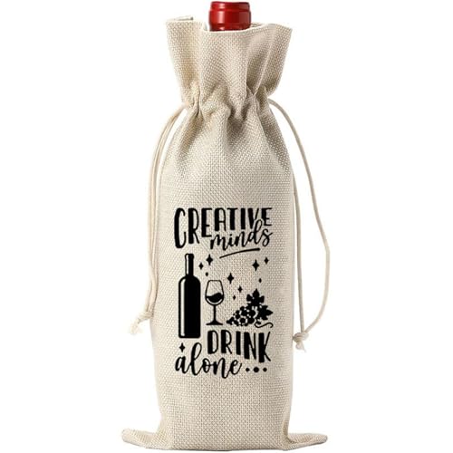 Zuoeay Friendly Leinenweinbeutel Für Neue Lehrergeschenk Mode Aufbewahrungstaschen Für Freund Und Kollegin Bei Besonderer Anlässe Weinbeutel Mit Besonderer Anlässe von Zuoeay