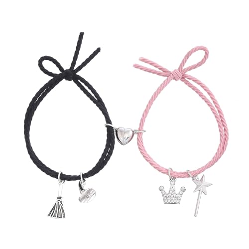 Zuoeay Handgefertigte Glasperlenarmbänder Mit Magnetverschluss Paar Handchain/Halskette Accessoire Für Partys Und Tägliche Verschleiß Von Handgefertigten Glasperlen von Zuoeay