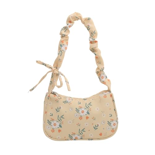 Zuoeay Lebendiger Blumen Umhängetasche Verstellbares Riemen Leichter Twill Stoff Mehrere Taschen Freizeittägliches Essentialsblumen Designtasche Für Frauen von Zuoeay