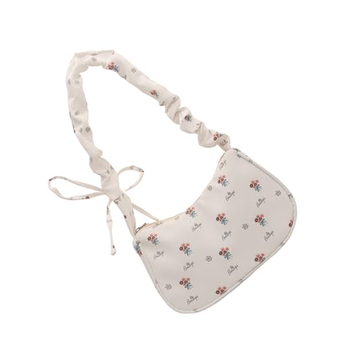 Zuoeay Lebendiger Blumen Umhängetasche Verstellbares Riemen Leichter Twill Stoff Mehrere Taschen Freizeittägliches Essentialsblumen Designtasche Für Frauen von Zuoeay