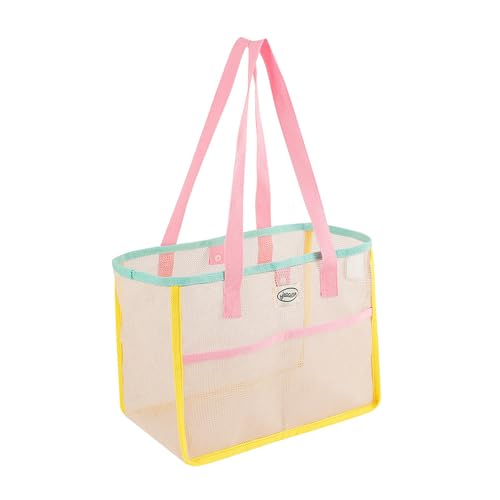 Zuoeay Leichtes Faltbares Mesh Beach Bag Mit Schnell Trockener Belüftung Geräumiger Schultertasche Für Pool Fitnessstudio Travel Essentials Mehrzwecksandsicherung Carryall von Zuoeay