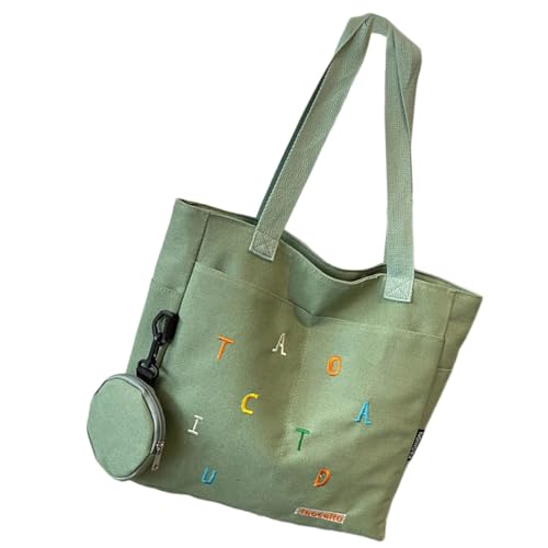 Zuoeay Mehrzweck Canvas Umhängetasche Für Frauen Modische Schulhandtasche Mit Großer Kapazität Für Schüler Und Profis Geräumige Alltagstasche von Zuoeay