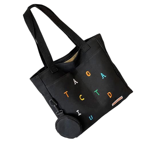 Zuoeay Mehrzweck Canvas Umhängetasche Für Frauen Modische Schulhandtasche Mit Großer Kapazität Für Schüler Und Profis Geräumige Alltagstasche von Zuoeay