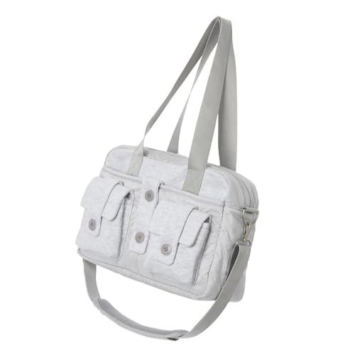 Zuoeay Mehrzweck Großer Crossbody Tasche Mit Verstellbaren Riemenknöpfen Multi Taschen Umhängetaschen Studenten Unterarm Handtasche Frauenschule von Zuoeay