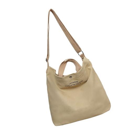 Zuoeay Mode Canvas Crossbody Bag Für Schulreisen Und Tägliche Verwendung Großer Fachschüler Schulter Handtaschenbuch Student Messenger von Zuoeay