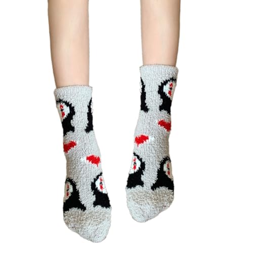 Zuoeay Mode Frauen Korallen Fleece Socken Mit Geistermuster Für Halloween Partys Und Casual Wear Slipper Niedliche Modische Damen von Zuoeay