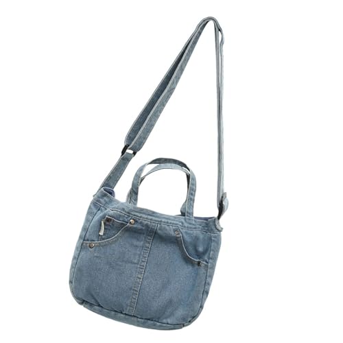 Zuoeay Mode Gewaschene Jeans Crossbody Bag Umhängetaschen Satchel Für Profis Geeignet Die Einen Hauch Von Mode Jeans Tasche Für Japanische Stil Lieben von Zuoeay