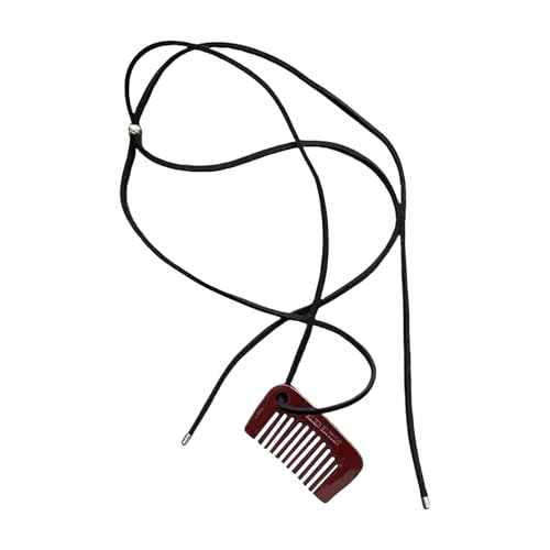 Zuoeay Modekamm Anhänger Halskette Mit Verstellbarem Lanyard Perfekt Zum Ausdruck Von Individualität Tägliches Farbenfroh von Zuoeay