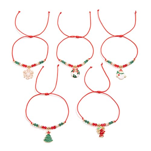 Zuoeay Multifauntales Elastisches Perlenarmband Weiche Tonverstellbare Armbänder Für Weihnachtsfeier Und Alltagsparty Accessoire Armband von Zuoeay