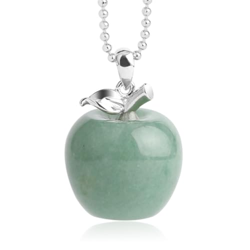 Zuoeay Natursteinkette Mit Einer Mischung Aus Eleganzen Und Modefruchtanhänger Schmuck Mode Accessoire Stone Textur Äpfel Form Schmuck Formform von Zuoeay