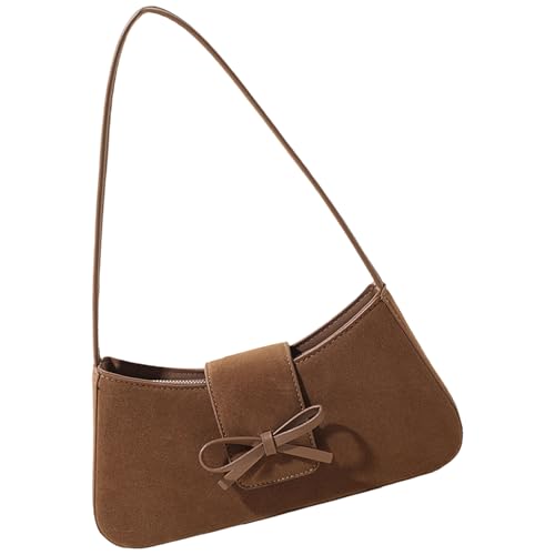 Zuoeay Raffinierte CShoulder Tasche Mit Bögen Frauen Leder Unterarm Tasche Handtasche Für Mehrere Anlässe Professionelle Geldbörse von Zuoeay