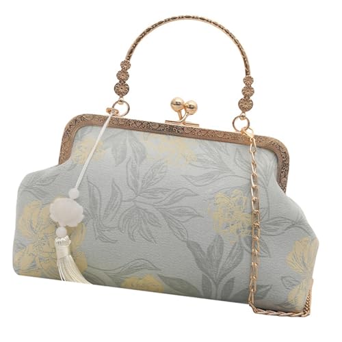 Zuoeay Raffinierte Ketten Umhängetasche Einzigartige Stickereien Detailliert Detailliertes Leichter Praktisches Crossbody Abend Anlass Gestickt Qipao von Zuoeay