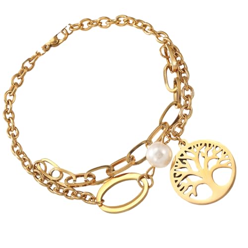 Zuoeay Raffinierte Perlen Armband Schmuck Stilvolle Bäume Der Lebensperlen Stilvoller Handgelenk Kette Charm Für Moderne Frauen Die Für Frauen Modisch Modisch Sind von Zuoeay