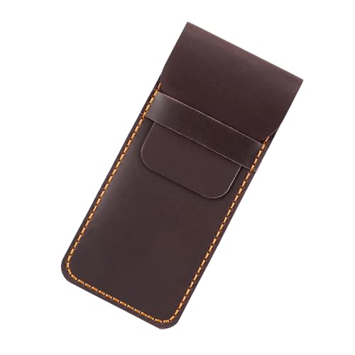 Zuoeay Retro Leder Pen Case Füllfederhalterbeutel Leichte Stifte Organisator Für Männer Frauen Büro Schreibwerkzeug Organisation Leder Stift Accessoire von Zuoeay