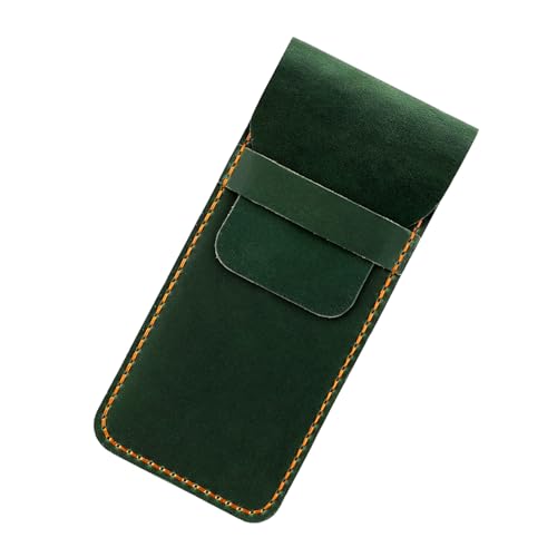 Zuoeay Retro Leder Pen Case Füllfederhalterbeutel Leichte Stifte Organisator Für Männer Frauen Büro Schreibwerkzeug Organisation Leder Stift Accessoire von Zuoeay