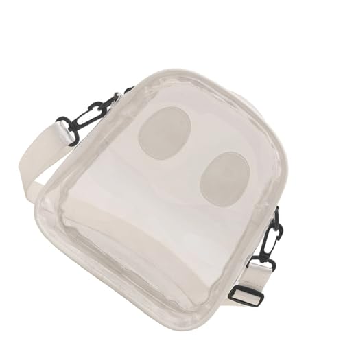 Zuoeay Schädeldruckkontrast Farbdurchlässigkeit Umhängetasche Wasserdichte PU Kleine Crossbody Geldbörse Mit Einstellbarem Riemen Für Tägliche Verwendung Von Gothic Farbkontrastbag von Zuoeay