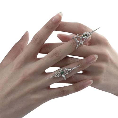 Zuoeay Set Von 2 Einzigartigen Hohlfingerspitze Knochenringe Modegelenk Open Unisex Finger Accessoires Für Den Täglichen Verschleißtäglicher von Zuoeay
