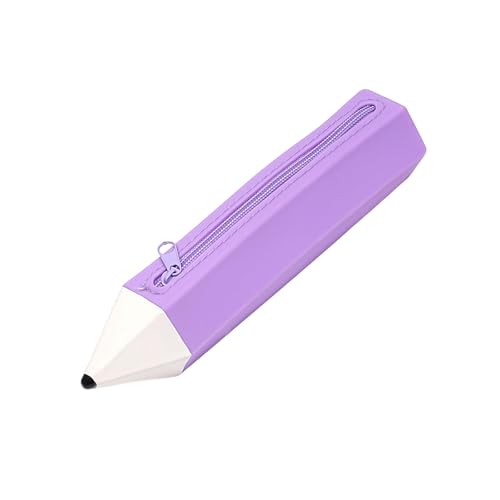 Zuoeay Silikon Stiftbeutel Weiche Bleistift Organisatoren Bleistifte Form Hülle Für Radiermarkierungen Schere Aufbewahrung Soft Silicon Organisatoren Box von Zuoeay