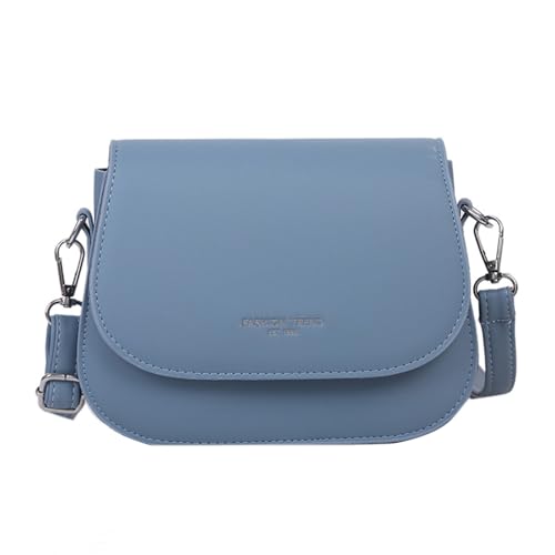 Zuoeay Stilvolle Frauentasche Für Frauen Mit Verstellbarem Riemen Kunstleder Süßigkeiten Farbe Schulter Crossbody Geldbörse Mit Klappenabdeckungen Faux Leder Satchel von Zuoeay