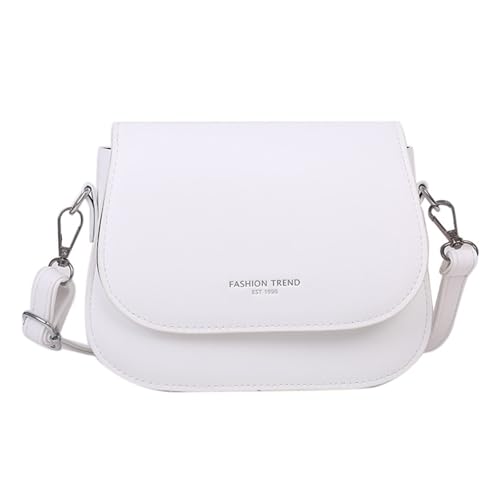 Zuoeay Stilvolle Frauentasche Für Frauen Mit Verstellbarem Riemen Kunstleder Süßigkeiten Farbe Schulter Crossbody Geldbörse Mit Klappenabdeckungen Faux Leder Satchel von Zuoeay