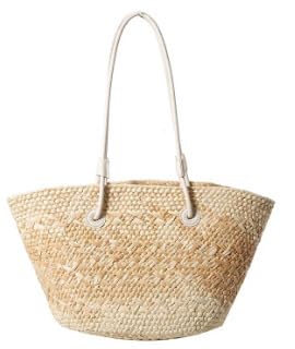 Zuoeay Stilvolle Koreanische Stile Bunte Strohgewebehandtasche Mit Geräumigen Innenraum Frauen Strandkontrast Farbkorb Umhängetasche Frauen Gewebte Handtasche von Zuoeay