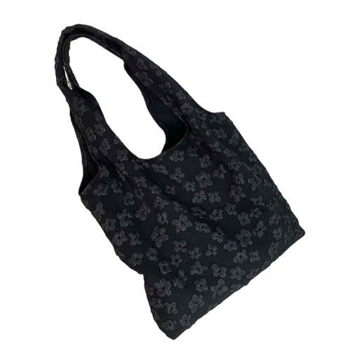 Zuoeay Stilvolle Strukturierte Blumenentwürfe Umhängetasche Lässig Elegante Handtasche Nylon Unterarm Für Tägliche Essentielle Schulter von Zuoeay