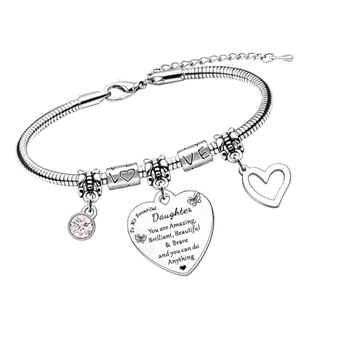 Zuoeay Ti Steel Perlen Armband Einfacher Design Schmuck Für Ungezwungene Formelle Anlässe Modische Armbandgeweißperlen Charme Armband von Zuoeay