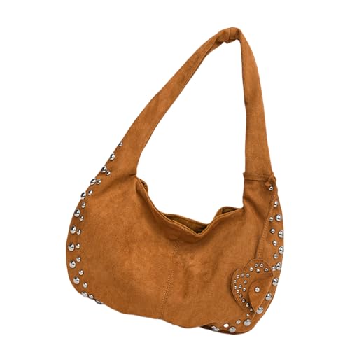 Zuoeay Trendy Besetzte Umhängetasche Mode Unterarm Bequemer Herbsthandback Slouchy Achselbindungs ​​Geldbörse Für Den Täglichen Gebrauch Casual Daily Tasche von Zuoeay