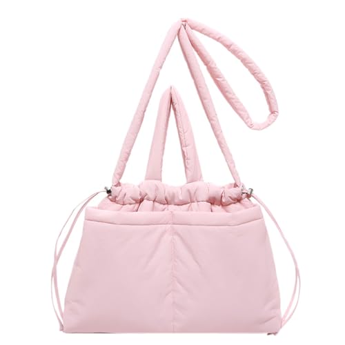Zuoeay Trendy Puffer Handtasche Für Tägliche Essentielle Umhängetasche Casual Crossbody Geldbörse Für Frauen Girls Draw String Verschluss Tasche von Zuoeay