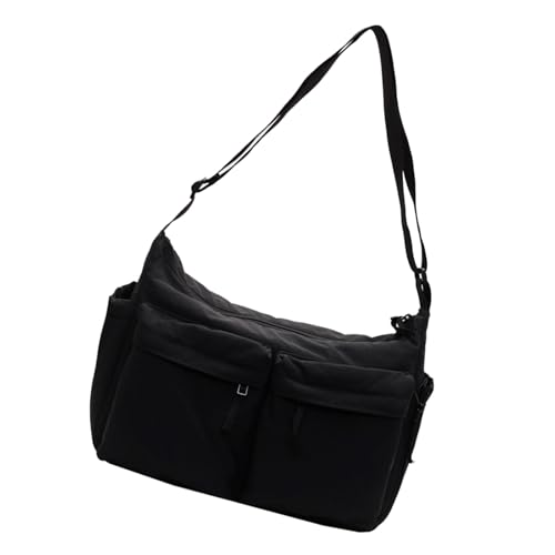 Zuoeay Unisex Casual Crossbody Bag Mit Mehreren Taschen Wasserfeste Nylon Schulter Lässig Satchel Für Verschiedene Anlässe Praktische Einkäufe von Zuoeay