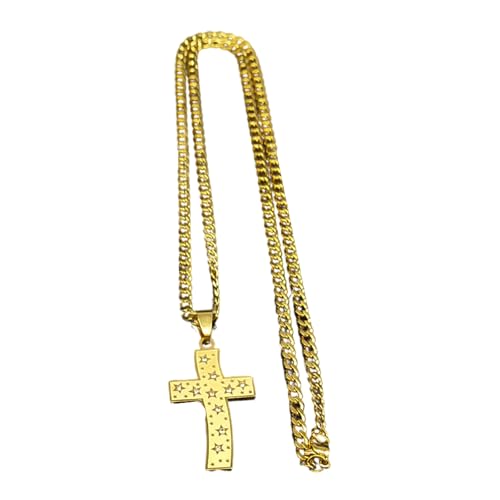 Zuoeay Unisex Crosses Charm Anhänger Halskette Mit Robuster Legierung Spezialgeschenke Accessoire Für Religiöse Anlässe Täglich Verwendung Aus Edelstahlkreuzen Halskette von Zuoeay