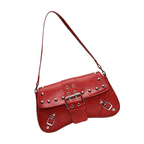 Zuoeay Women Aberarm Bag Retro Handtasche Alleinfängige Achselhöhlen Mode Schulter Mit Schnallen Winter Pendelpendel Schulter Für Frauen Retro Achsel Mit Schnallen Winter Handtasche von Zuoeay