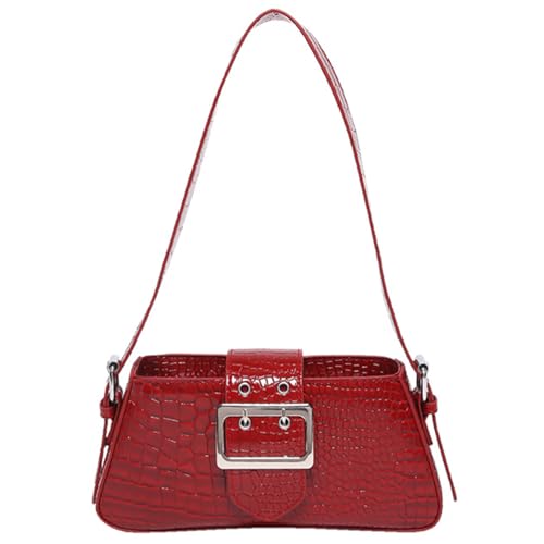 Zuoeay Womens Aberarm Bag Einfache Schulter Koreanische Stile Achselhänder Handtaschen Trendy Pendel Reise Shopping Frauen Achselhöhle Koreanische Stile Handtasche All Matching Schulter Unterarm von Zuoeay