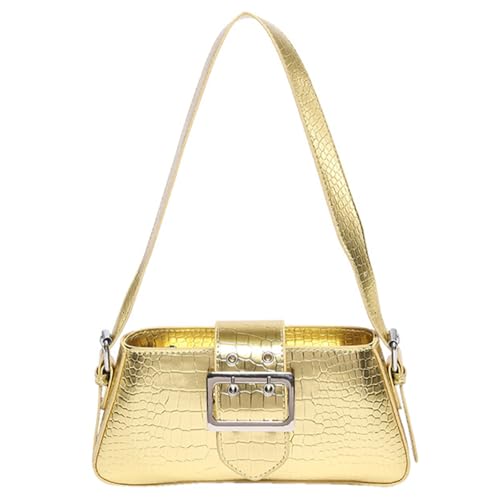 Zuoeay Womens Aberarm Bag Einfache Schulter Koreanische Stile Achselhänder Handtaschen Trendy Pendel Reise Shopping Frauen Achselhöhle Koreanische Stile Handtasche All Matching Schulter Unterarm von Zuoeay