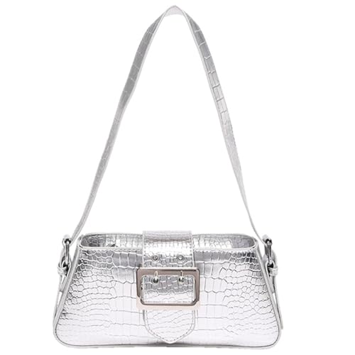 Zuoeay Womens Aberarm Bag Einfache Schulter Koreanische Stile Achselhänder Handtaschen Trendy Pendel Reise Shopping Frauen Achselhöhle Koreanische Stile Handtasche All Matching Schulter Unterarm von Zuoeay