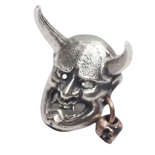 Zweiteiliger Künstlerischer Skelettohrringe Leichtes Einschleifenstruktur Tag Zu Nacht Vielseitig Accessoire Künstlerische Künstlerische Hannya Ohrringe Twin Set von Zuoeay