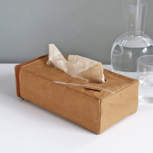 Zuperzozial Kosmetiktücherbox aus Papier, inkl. 80 Tücher von Zuperzozial
