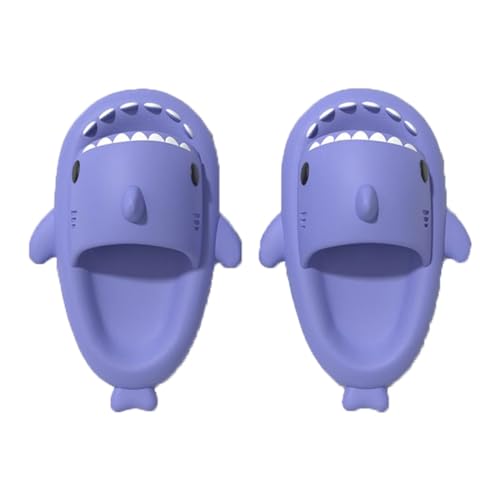 Hai-Slides Unisex für Cloud-Hausschuhe, Sommer-Sandalen mit offenen Zehen, rutschfeste Strand-Pool-Duschschuhe (Light Purple, Erwachsene, Damen, 40, Numerisch (von/bis), EU Schuhgrößensystem, 41, M) von Zureto