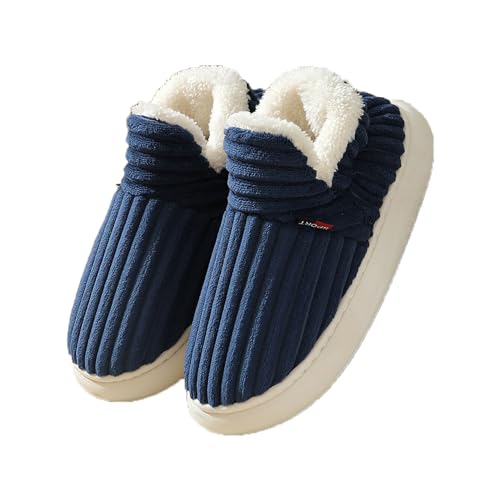 Zureto AIRFLOPPY Hausschuhe Vogue 2.0 ORIGINAL Unisex Baumwolle Winter Plüsch Warme Rutschfeste (Cyan, Erwachsene, Damen, 44, Numerisch (von/bis), EU Schuhgrößensystem, 45, M) von Zureto