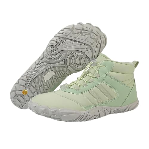 Zureto Winter-Erdungsschuhe mit Kupfer, Barfußschuhe für Damen und Herren Erdungsschuhe mit Schrauben aus massivem Reinkupfer (A108Green, M, Erwachsene, 43, Numerisch, EU Schuhgrößensystem, M) von Zureto