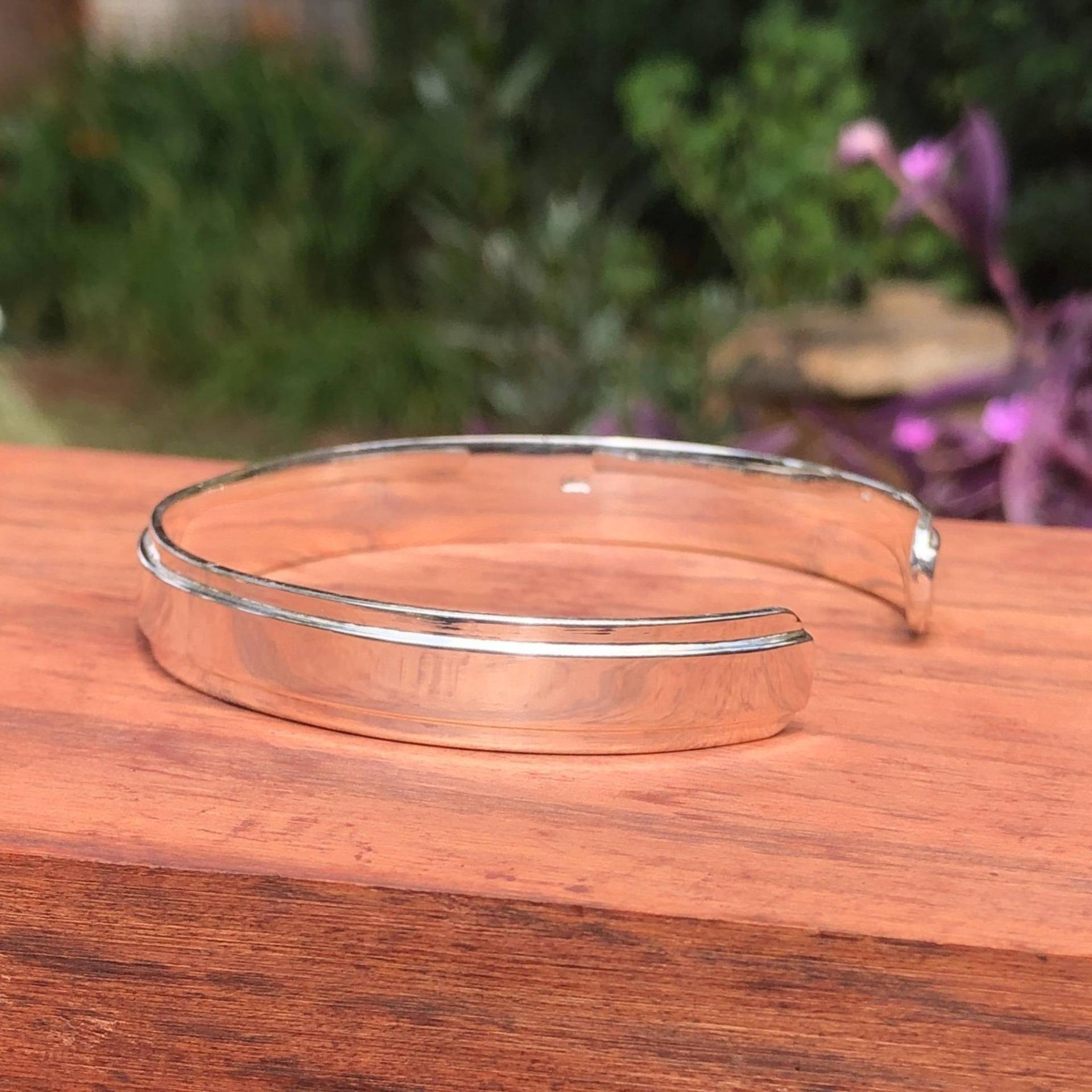Doppel Armreif Aus Sterling Silber Doppel Armreif Aus Sterling Silber von ZuriCollection