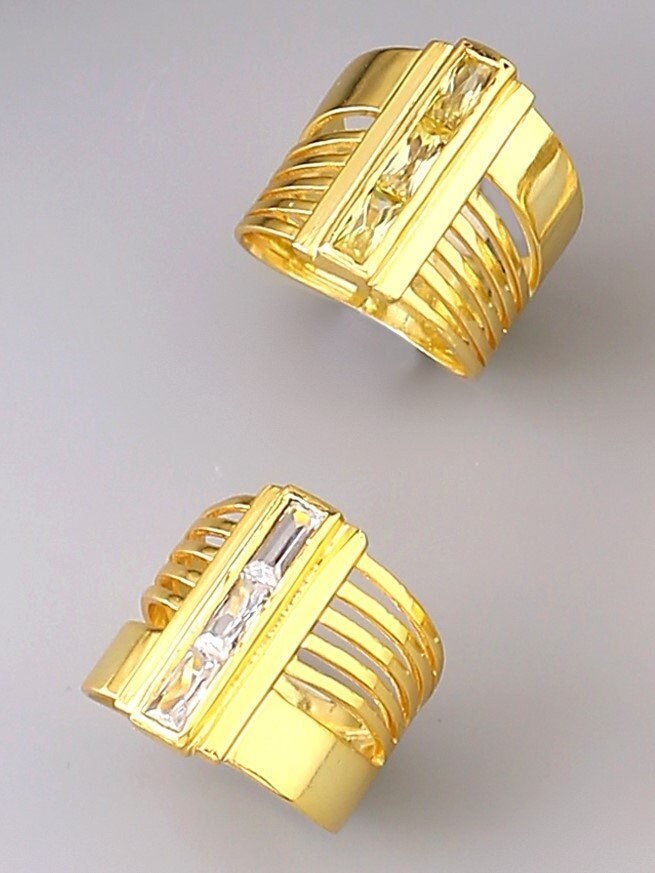 Boho Statement Ring Goldfarben. Großer Aus Vergoldetem Messing. Ringe Für Frauen Boho Statement Ring Goldfarben. Großer Aus Vergoldetem Messing. Ringe Für Frauen von Zurooh
