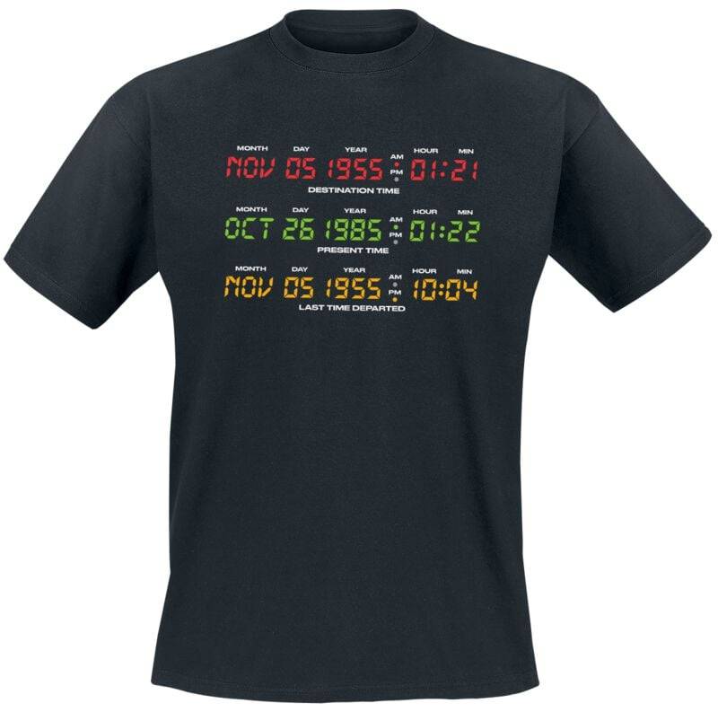 Zurück in die Zukunft Delorean Display T-Shirt schwarz in 5XL Zurück in die Zukunft Delorean Display T-Shirt schwarz in 5XL von Zurück in die Zukunft