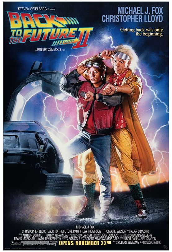 Zurück in die Zukunft Movie Poster 2 Poster multicolor Zurück in die Zukunft Movie Poster 2 Poster multicolor von Zurück in die Zukunft